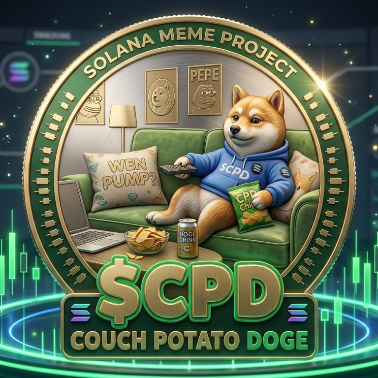 Couch Potato Doge lounging on the couch